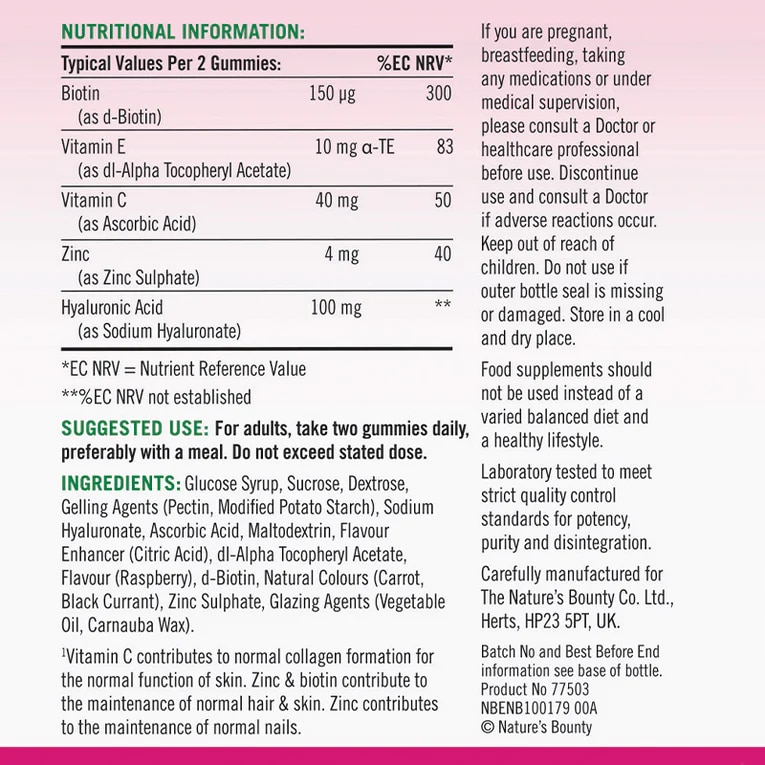 Beautiful skin label